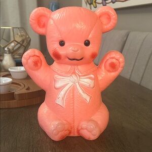 1960’s Vintage Regal Toy Plastic Bear Bank